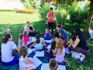 workshop di inglese per i bambini al Parco di Ternate